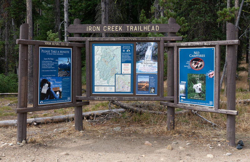 TrailHead to Saw Tooth Lake Via Iron Creek Trail