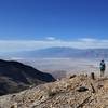 The view of Death Valley from the old mine high in the Funeral Range.