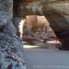 Entrance to the Devils Punchbowl at low tide