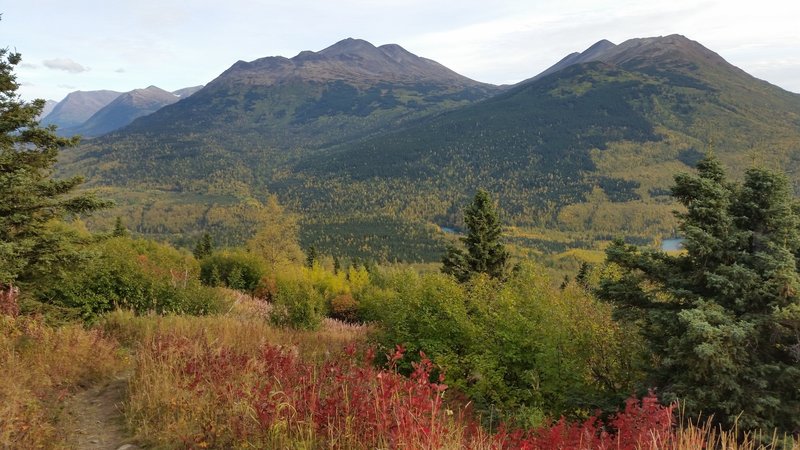 View along Hideout Trail