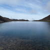 View of Hidden Lake looking west toward Anchorage