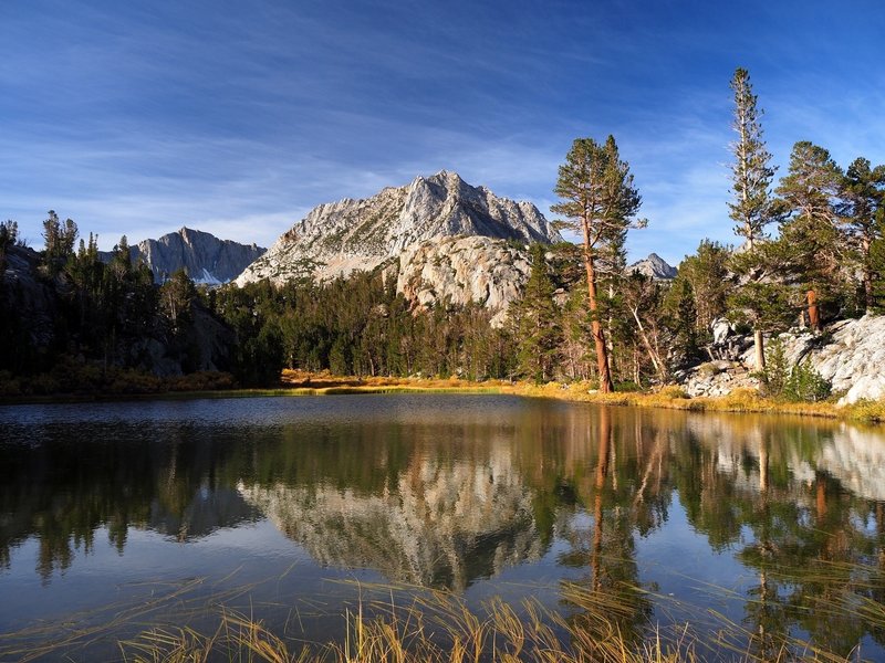 Hurd Peak and Mt. Goode from Marie Louise Lakes