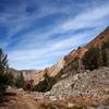 Descending from Ruwau Lake