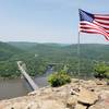 View from Anthony's Nose,  across the Hudson looking at Bear Mountain.