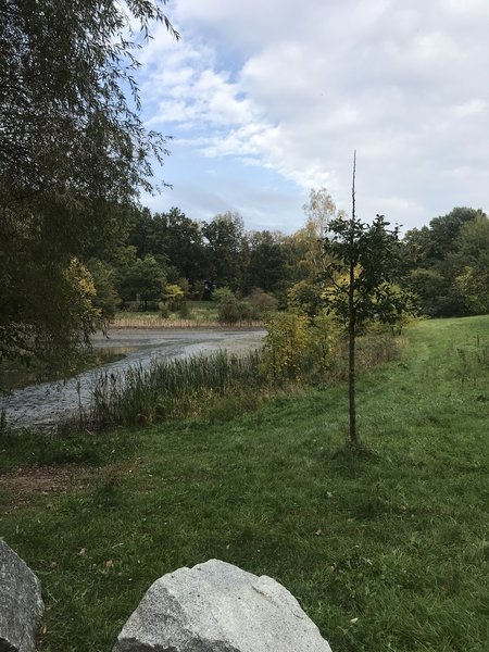 Pond at start location for Trail Jarnik