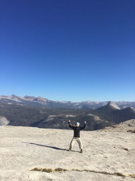 On the top of Half Dome