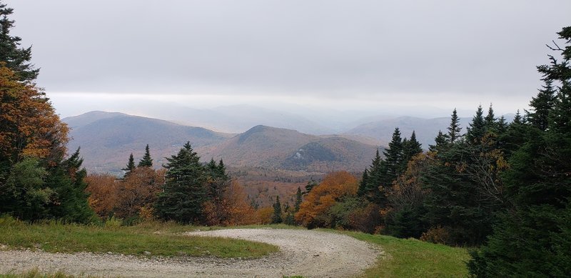 Even when is cloudy there is a beautiful view!!! Fall, October.