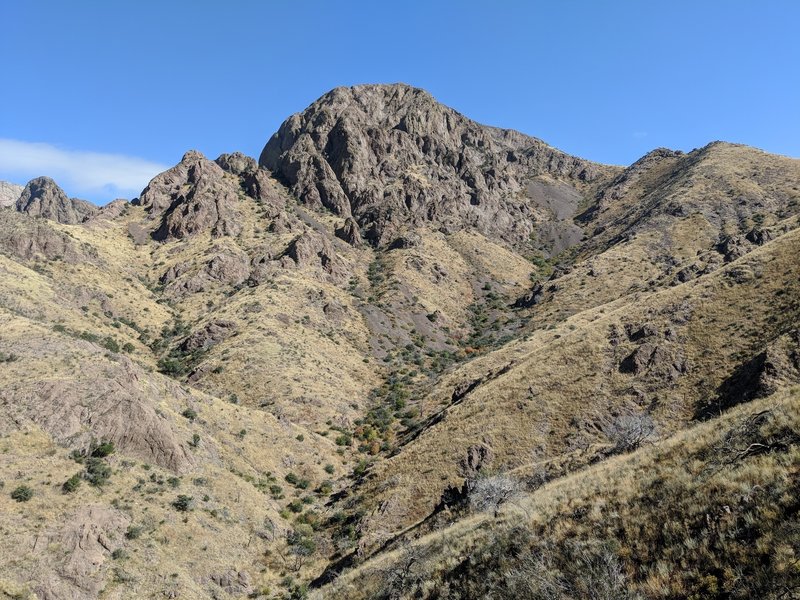 Soledad Canyon looking up