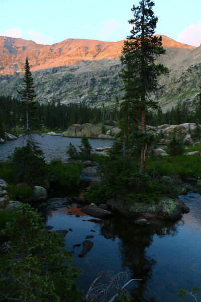 Stone Lake looking east at Continental Divide