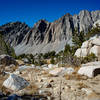 The trail going down from Ram Lake to Purple Lake.