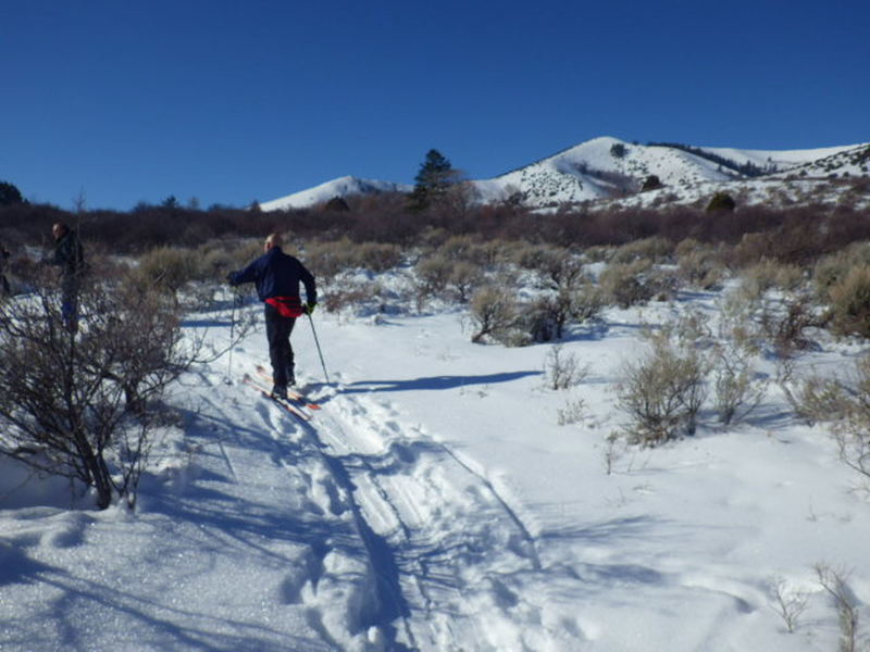 Excellent winter access from the Gibson Jack (south) side.