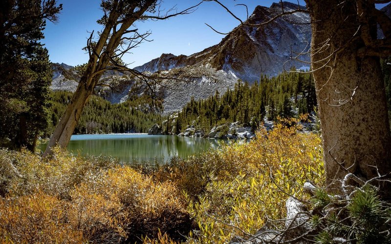 End of the trail at Valentine Lake.