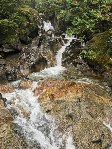 Deception Falls from under Highway 2