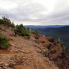 The Crater Lake Rim from the summit of Rattlesnake Mountain.