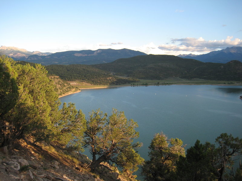 Ridgeway State Park - Overlooking the Reservoir