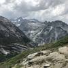 View of the Great Western Divide from the Elizabeth Pass Trail, looking across from the HST trail.