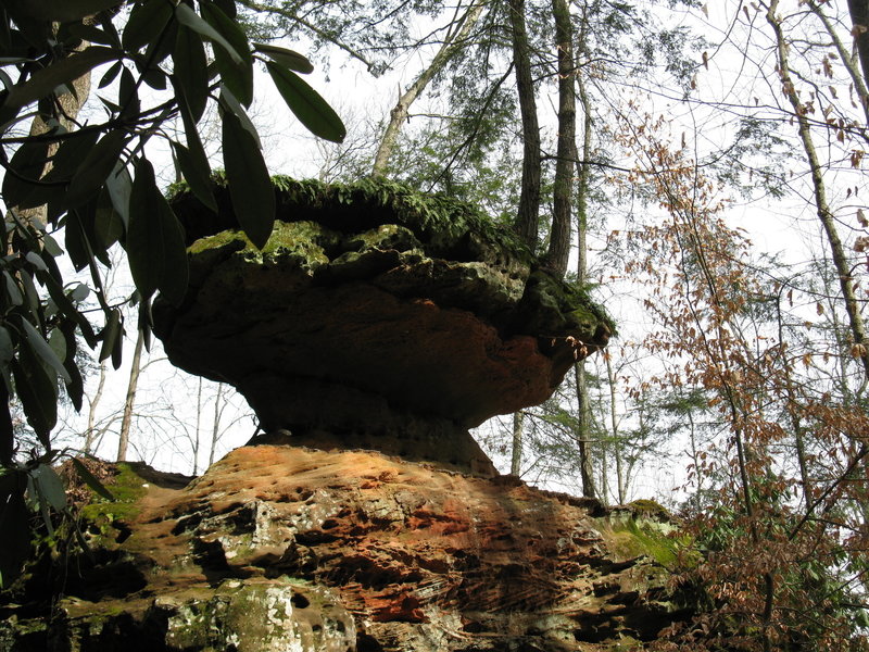 Balanced Rock - Said to be one of the best examples of a pedestal rock east of the Rocky Mountains.