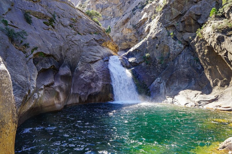 Roaring River Falls in the fall.