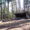 Oxbow Pond lean-to.