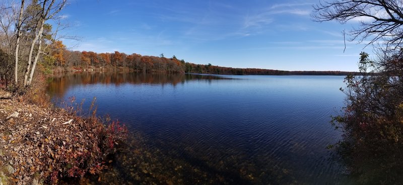 Bruce Lake from the trail.