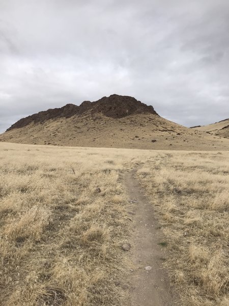 Decent desert trails with nice rock formations