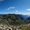 View from the summit of Maja e Rosit