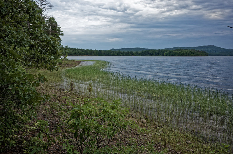 Lake Maumelle view, reached by a short spur trail just before the 218 OT mile marker