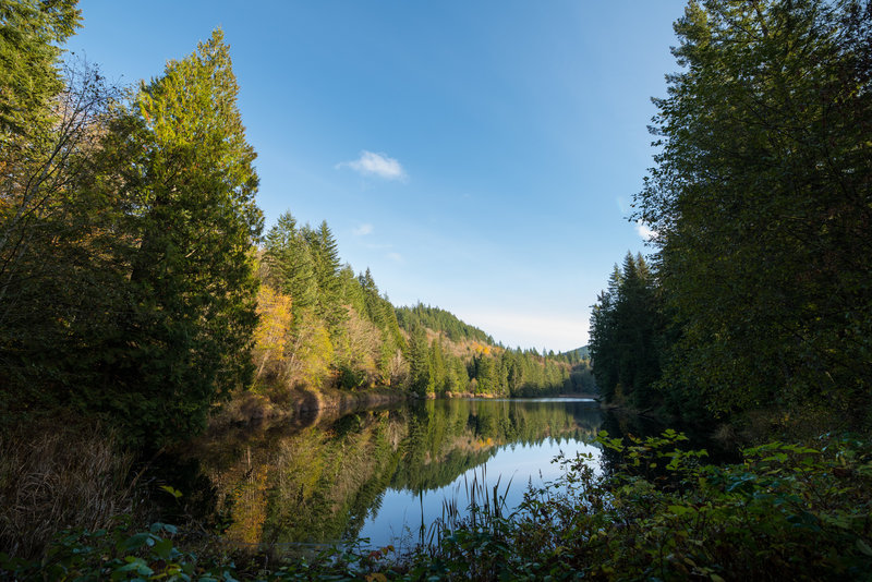 Looking south down Squires Lake.