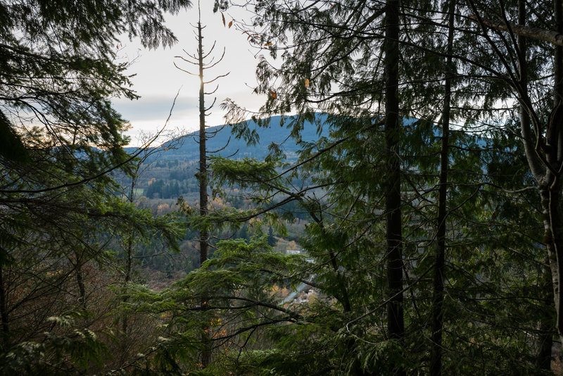 View across the valley from the South Ridge Trail.