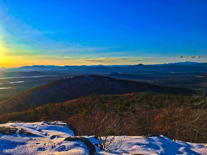 Pleasant mountain summit