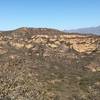 View of the mountain next to Little Sycamore Canyon