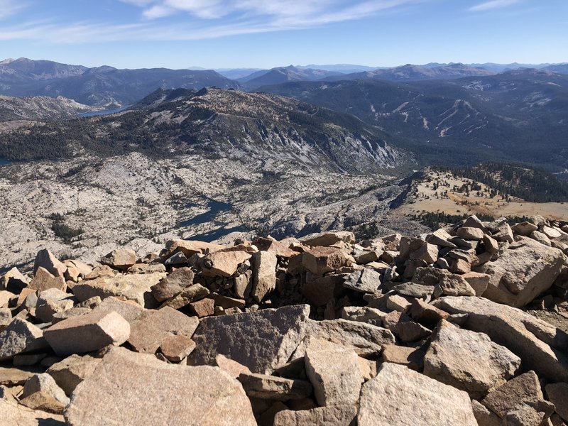 View of Sierra at Tahoe from the top