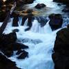 The Rogue River after it emerges from subterranean travel in a lava tube