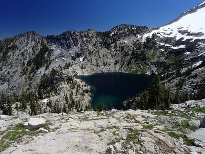 Grizzly Lake from China Spring Hiking Trail, Weaverville, California