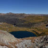 Looking north from the pass to Rock Lake.