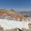 View from Red Peak Pass in late June.