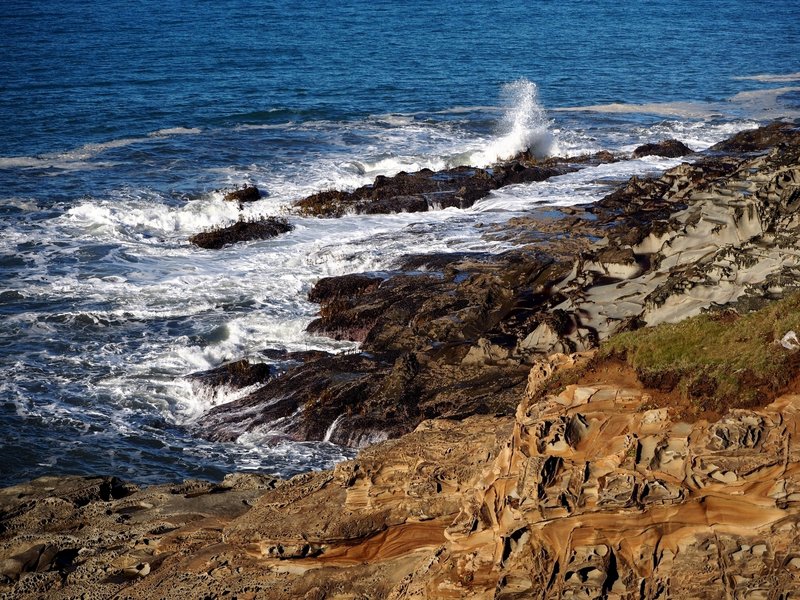 Wave action at Cape Sebastian