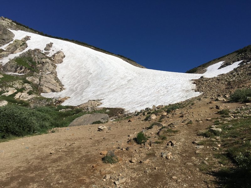 Saint Mary's glacier approach in July 2017