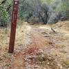 Upper Stagecoach trail sign.