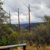 Bench near views of the Foresthill bridge.