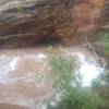 The Hobbit Hole during a flash flood