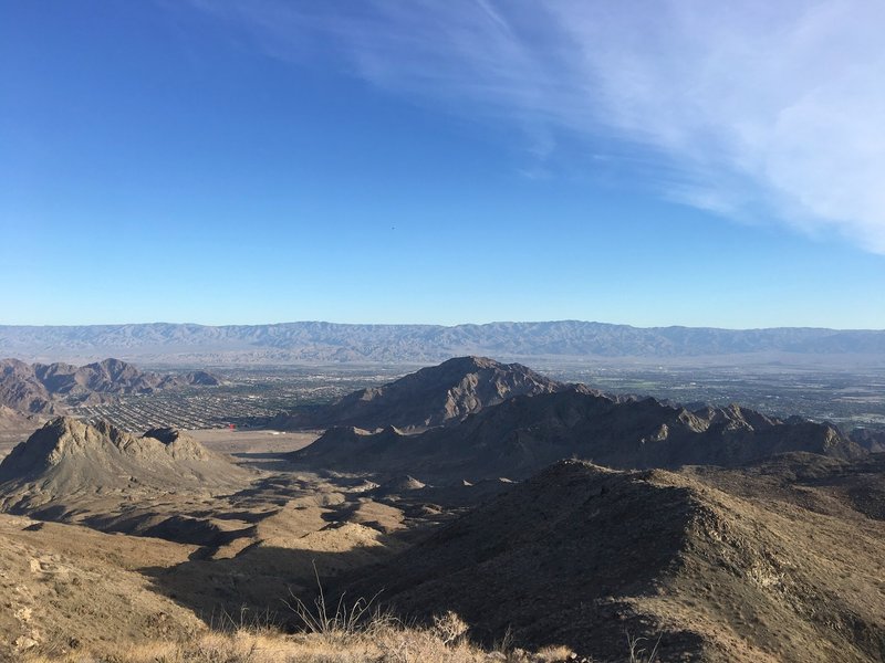 View back down the trail