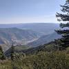 The view of Spanish Fork Canyon and the Wasatch Plateau from the top of Snell Canyon