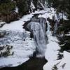 Snowy waterfall