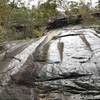 There will be a lot of slabs like this along the trail, some with a little water running down it which you'll have to work around with little paths or cross following the trail but amazing to look at.