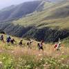 hikers enjoying the green sierra of Syunik