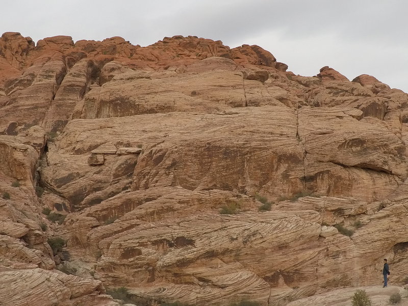 You don't realize how big this area is, until you see climbers that are smaller then your pinkey finger.