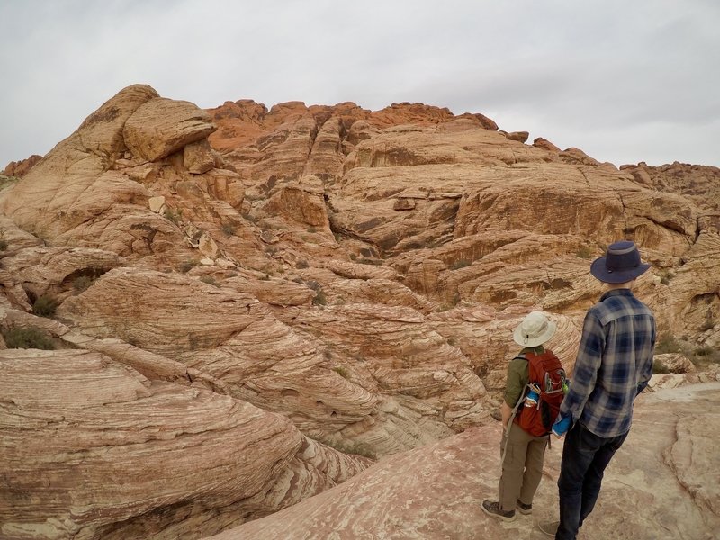 The striations and patterns on the rocks are something to behold.