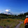 The view west from Swiftcurrent Pass