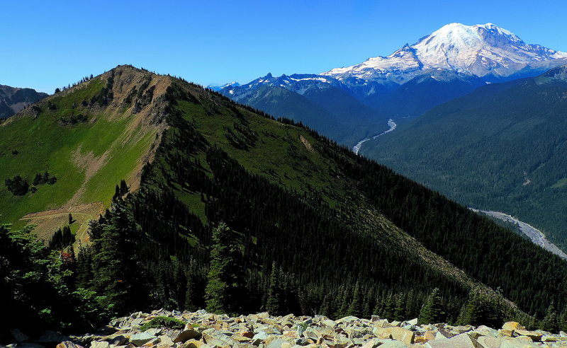 Silver Queen, the White River, Mt Rainier